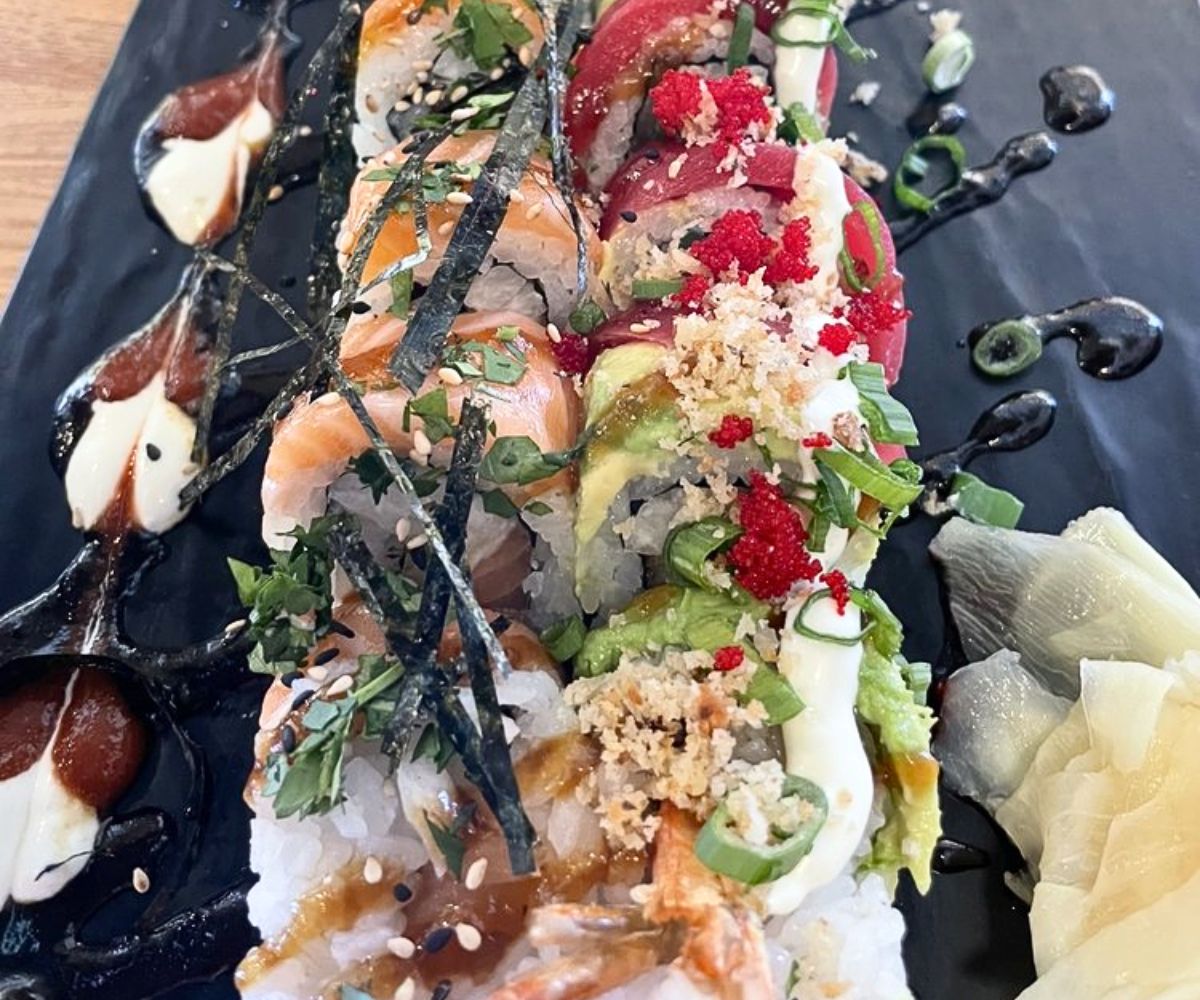 sushi at Lucky Fins in Greeley, Colorado
