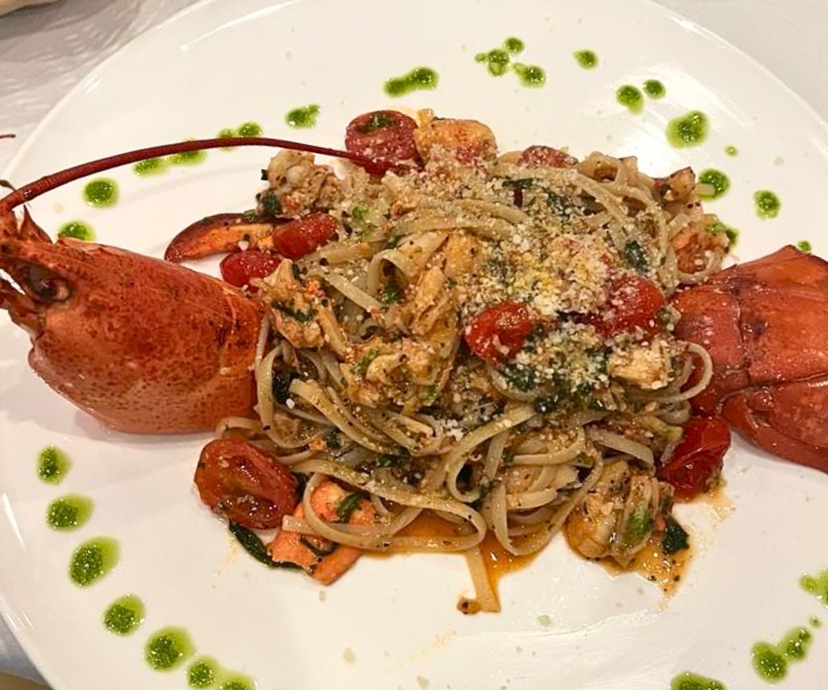 Lobster Linguini at Semifreddo Italian Cuisine in Manassas, VA