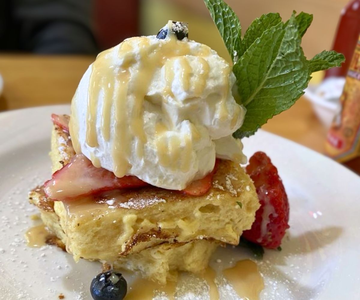 Tres Leches French Toast at Alexander's Breakfast and Lunch in Skokie, Illinois