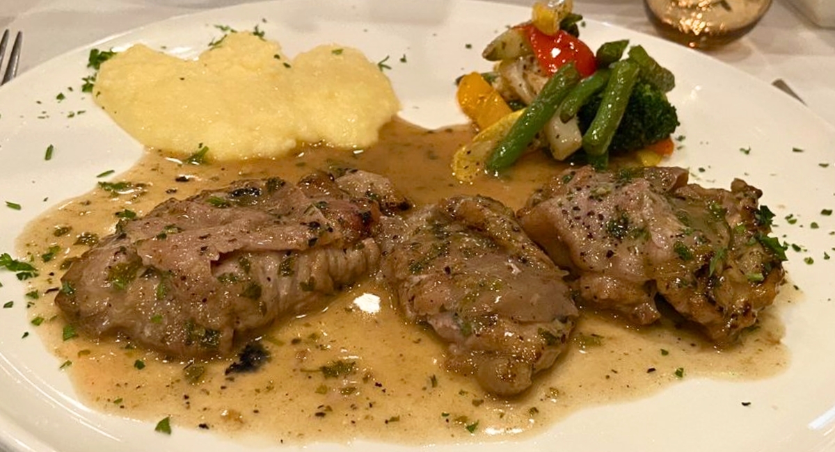 veal at Semifreddo Italian Cuisine in Manassas, Virginia