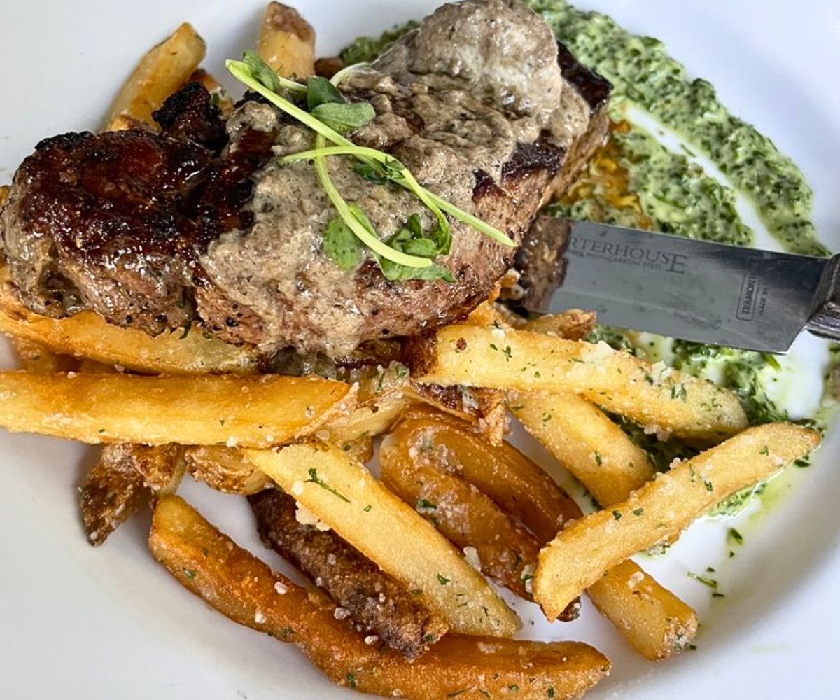 New York Strip at The Stage Restaurant & Cafe in Keene, NH