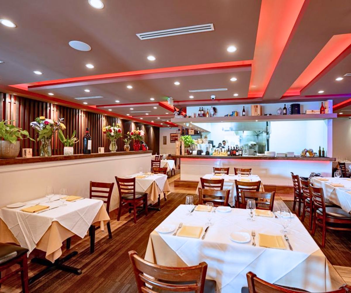 interior of Semifreddo Italian Cuisine in Manassas, Virginia