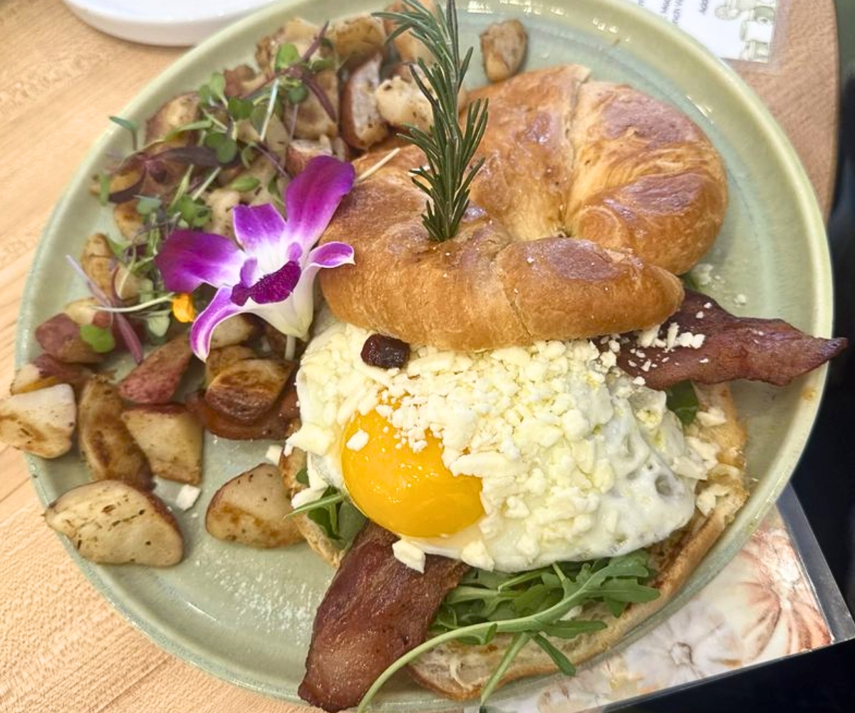Posh Croissant at Egg Posh in Frisco, TX