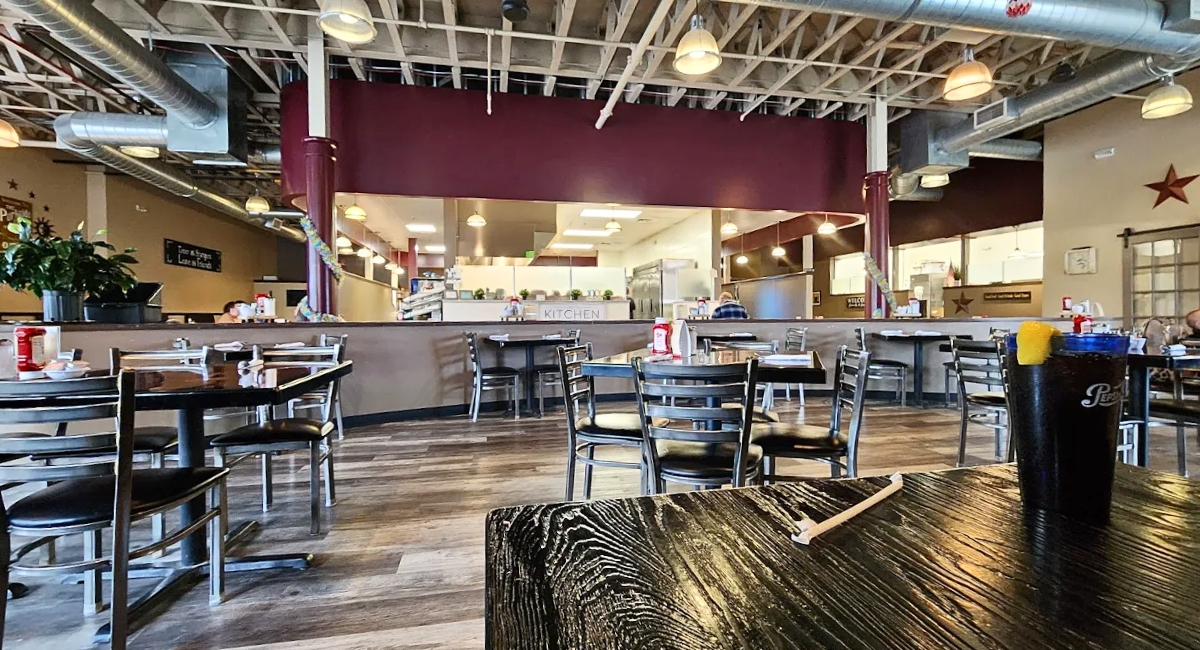 interior of The Parkside Cafe in Bristol, CT