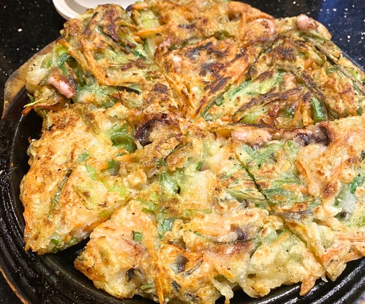 Seafood Pancake at Koriander in Corvallis, Oregon