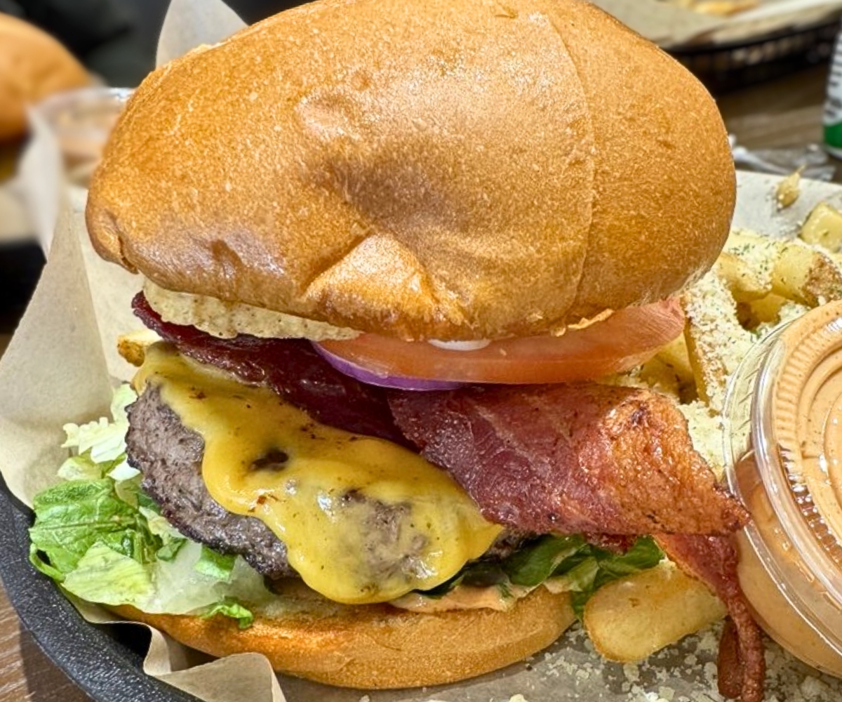 Farm Burger at Root's Place Burgers & More in American Fork, Utah