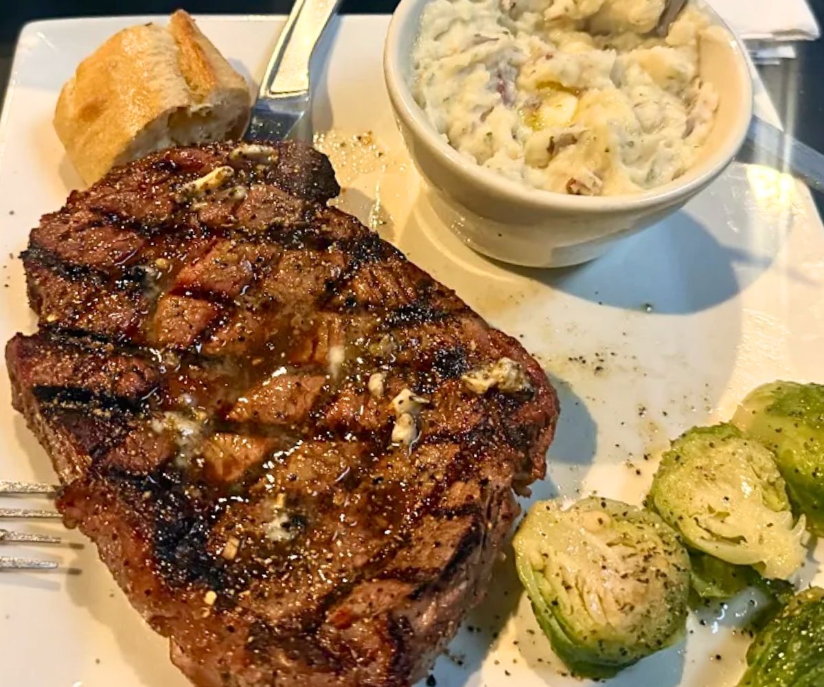 ribeye at at Callahan's Pub & Grille in Enid, Oklahoma