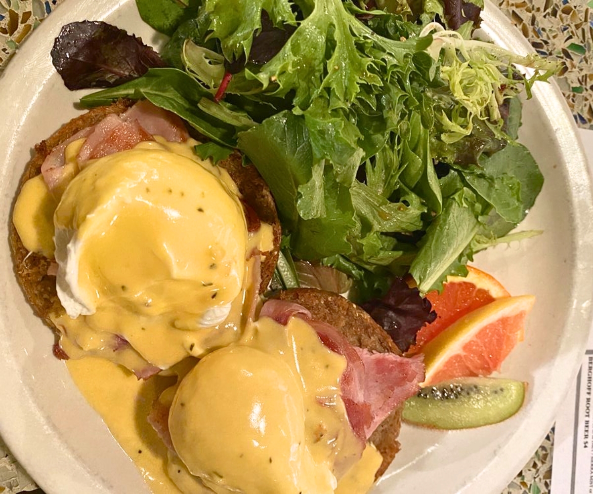 Eggs Benedict at Field to Fork in Sheboygan, Wisconsin