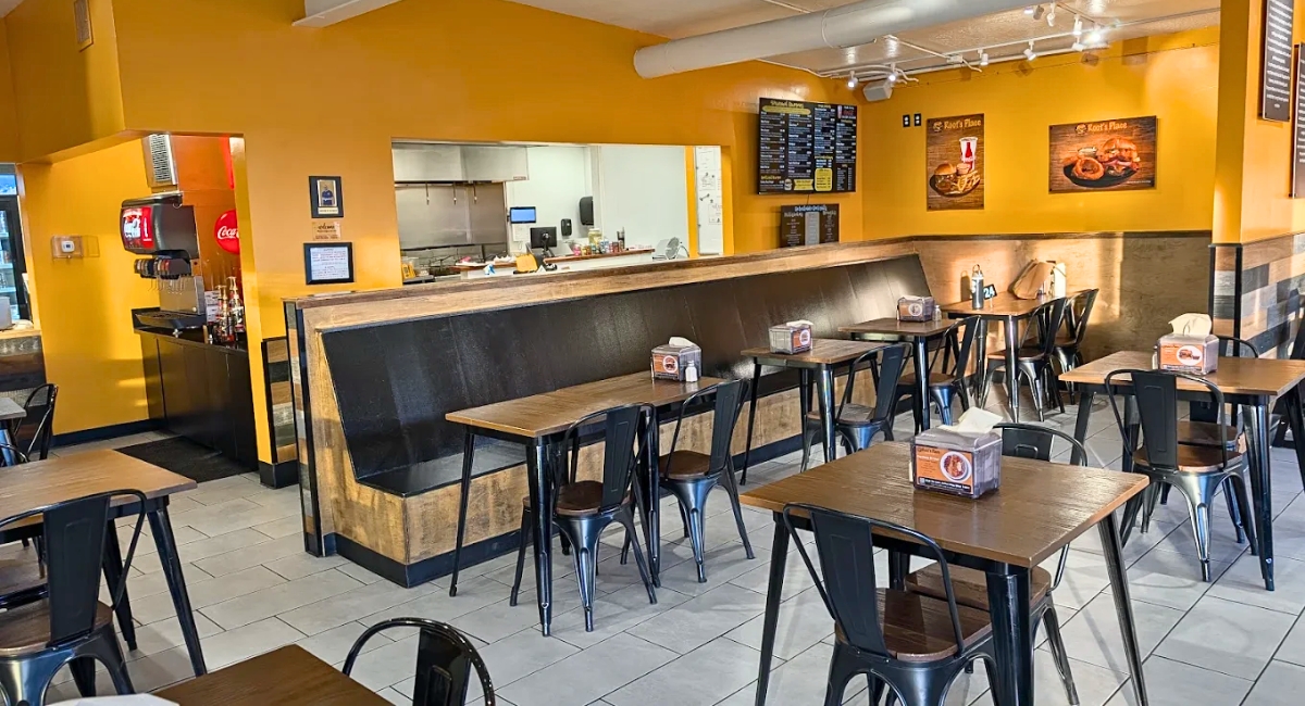 interior of Root's Place Burgers & More in American Fork, UT