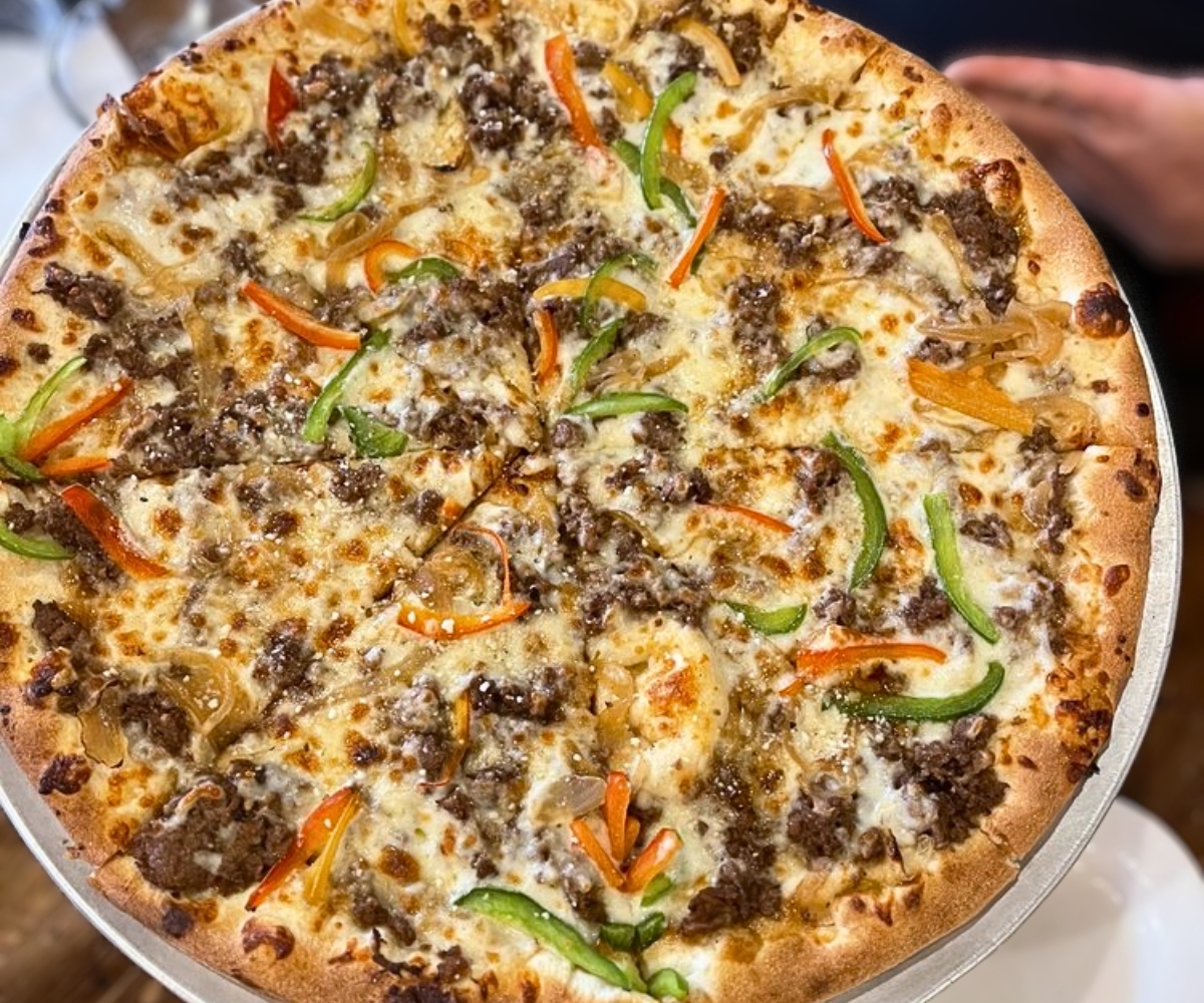 Buffalo Chicken Pizza at The District in Providence, RI