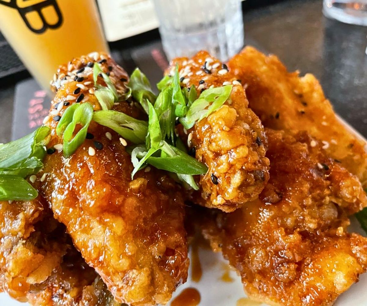 Sriracha Chicken Wings at State Lunch in Augusta, Maine