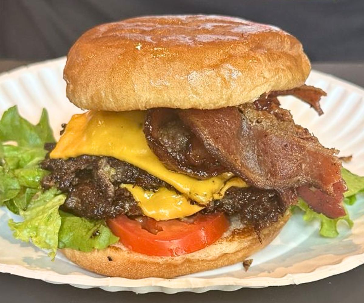 The Gustos Burger at GUSTOS burgers N stuff in Fort Worth, TX