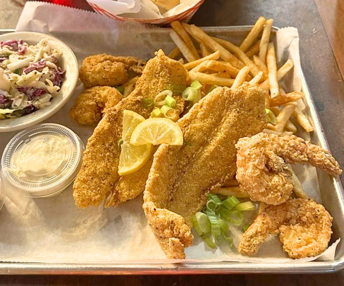 Seafood Dinner Combeaux at Linney Breaux's Cajun Eatery in Tahlequah, OK