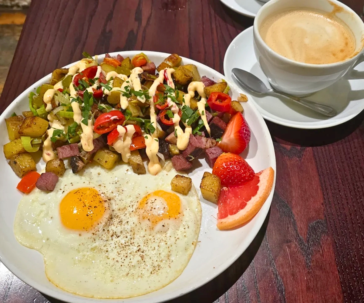 Pastrami Hash at Field to Fork in Sheboygan, Wisconsin