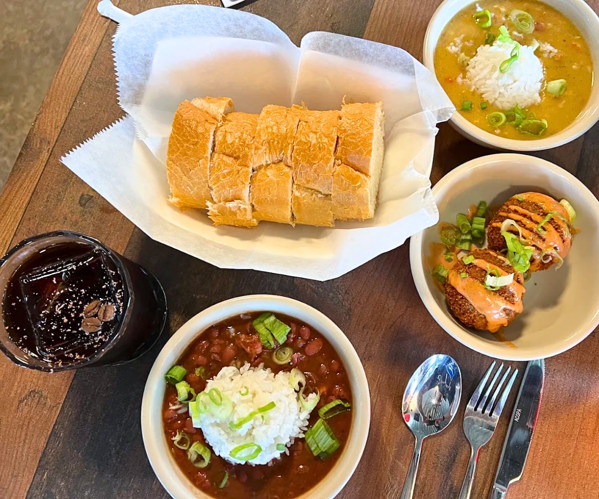 food at Linney Breaux's Cajun Eatery in Tahlequah, Oklahoma