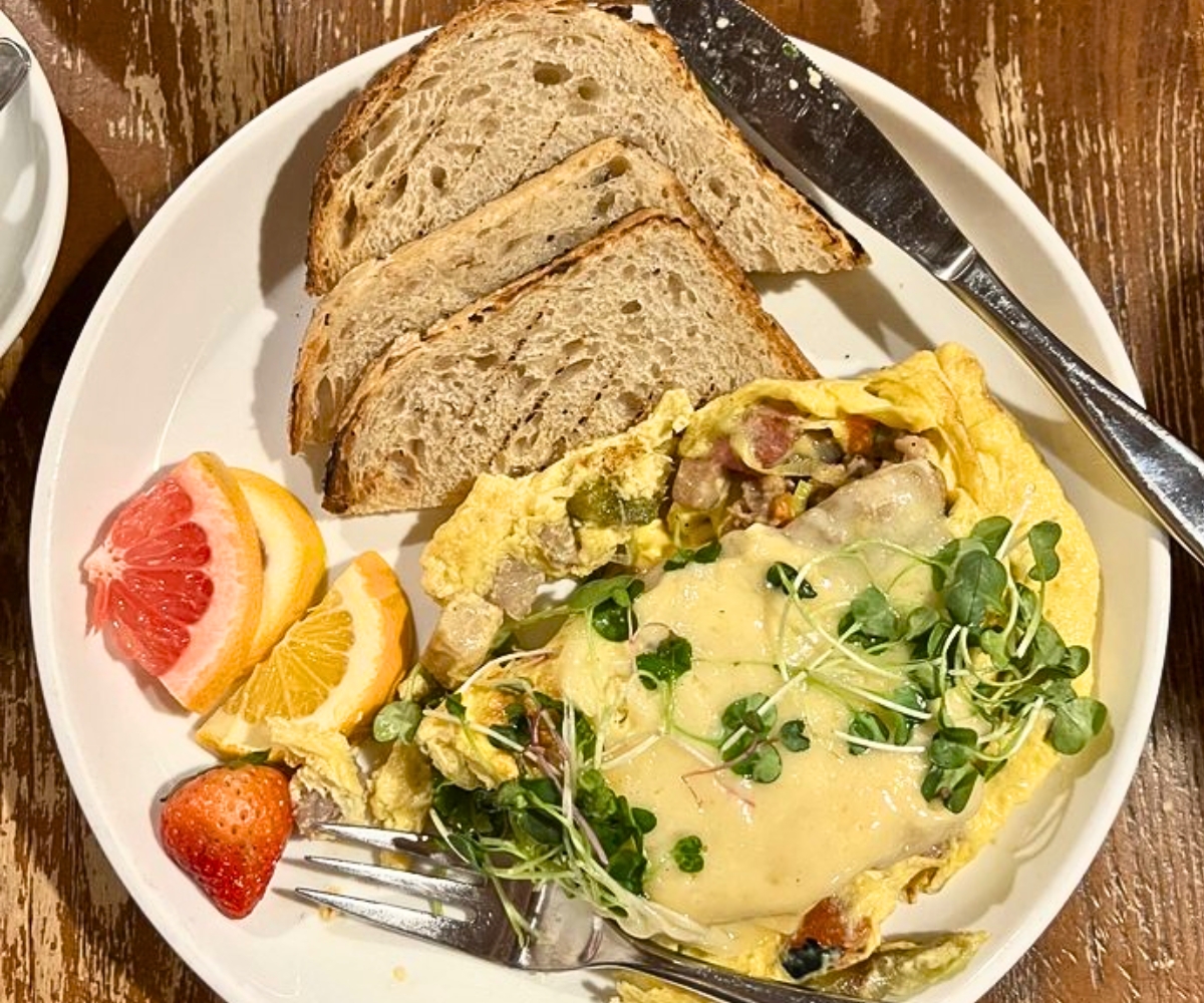 Chef's Omelet at Field to Fork in Sheboygan, Wisconsin