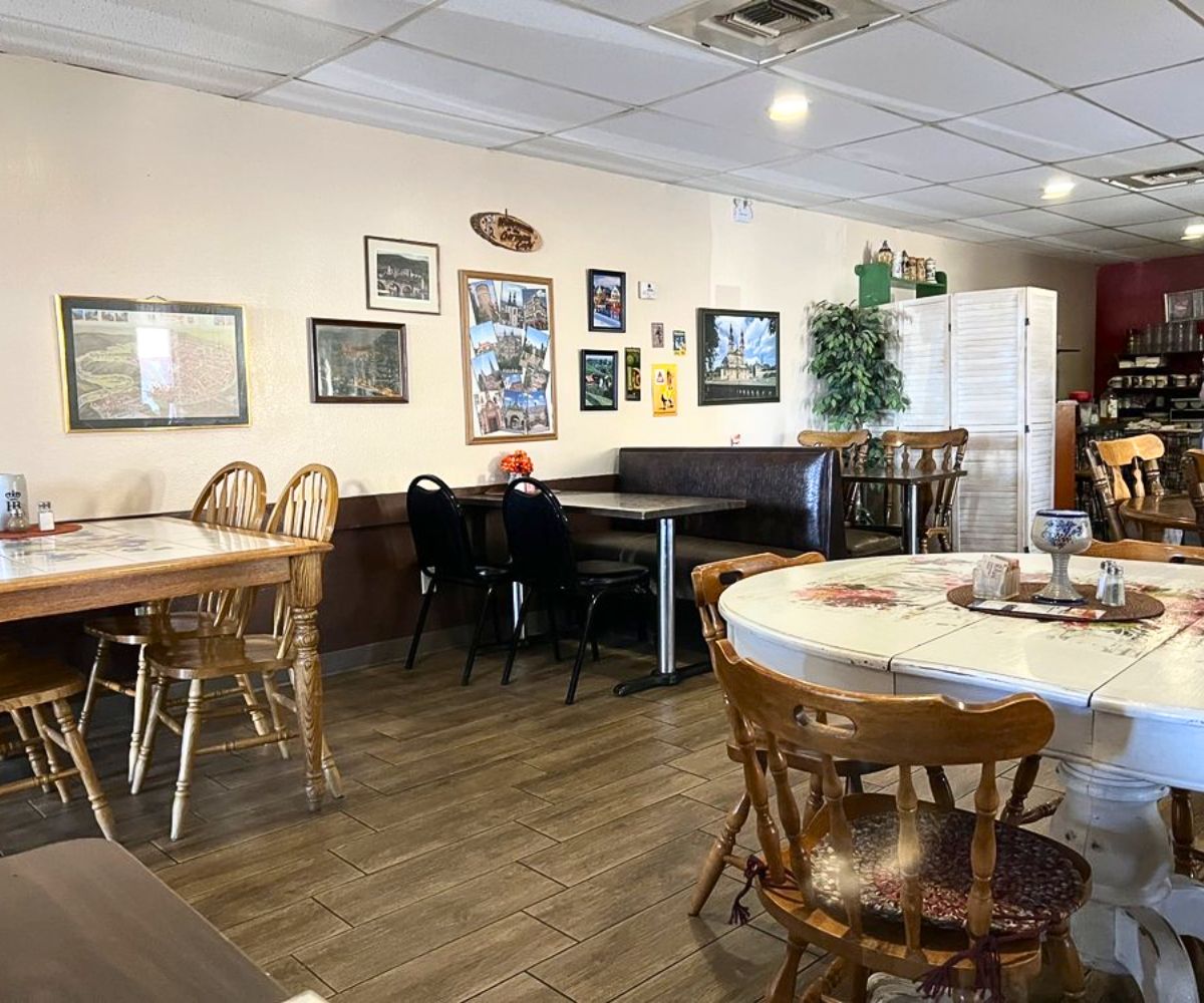 interior of The German Cafe in Sierra Vista, AZ