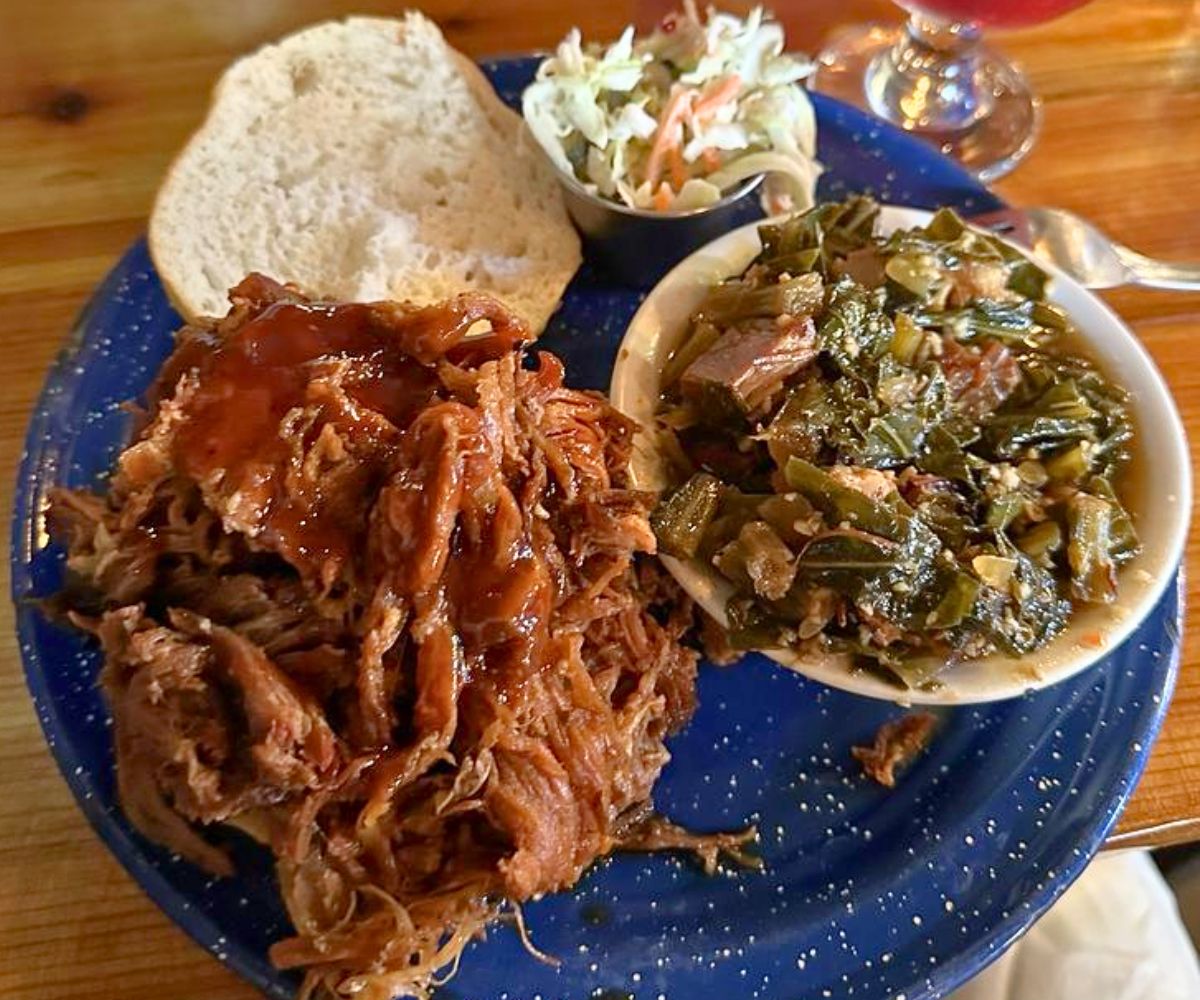 Pulled Pork Sandwich at The Desoto Grill in Kalispell, MT
