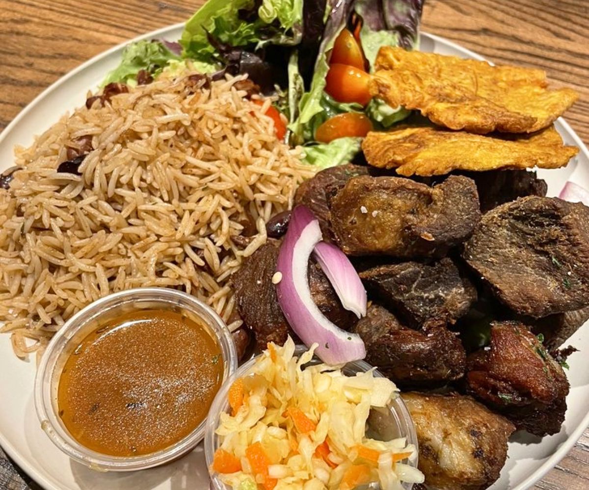 Tasso Griot Pork at Zeke's Kitchen & Bar in Smyrna, GA