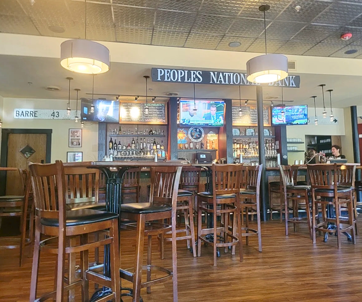 interior of Cornerstone Pub & Kitchen in Barre, Vermont
