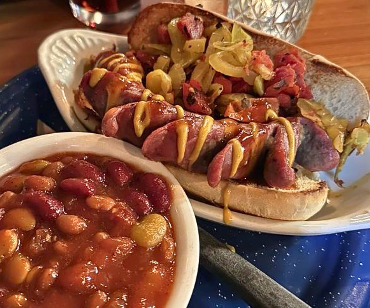 Elk Sausage Hoagie at The Desoto Grill in Kalispell, MT 