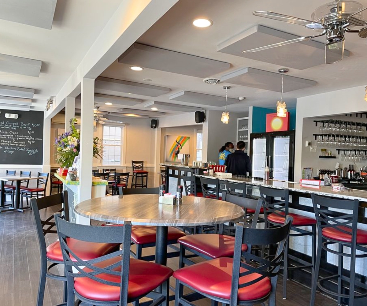 interior of Sunny Bay Cafe in Rehoboth Beach, Delaware