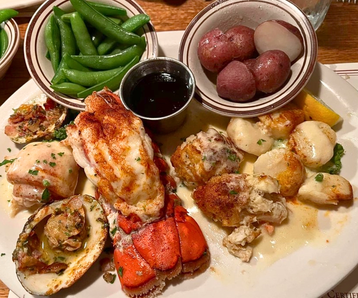 Broiled Seafood Combination at Henry's Salt of the Sea in Allentown, Pennsylvania