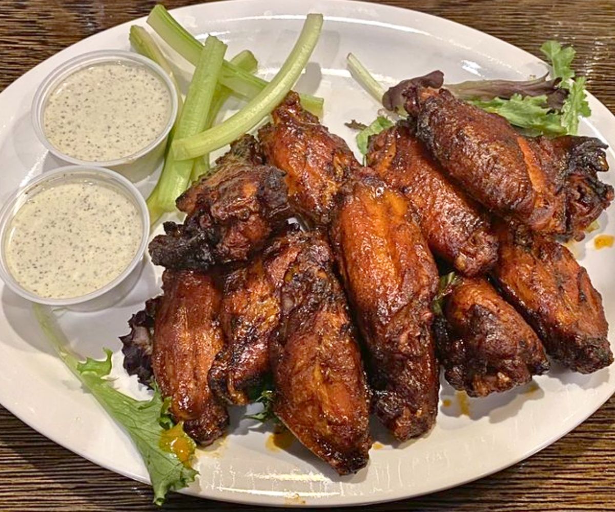 Smoked Wings at Taino Smokehouse Prime in Meriden, CT