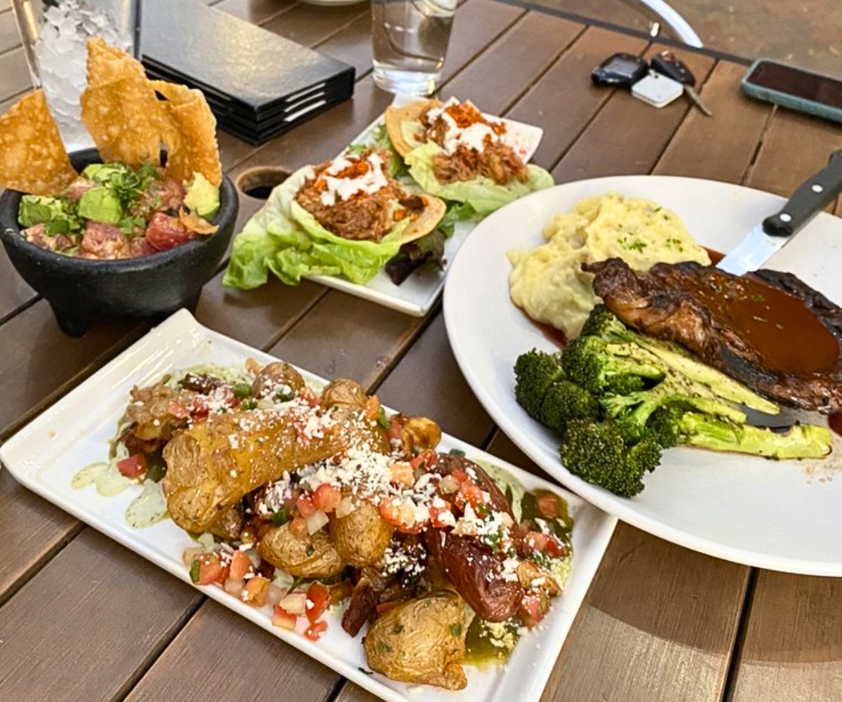 dishes at The Roost in Longmont, Colorado