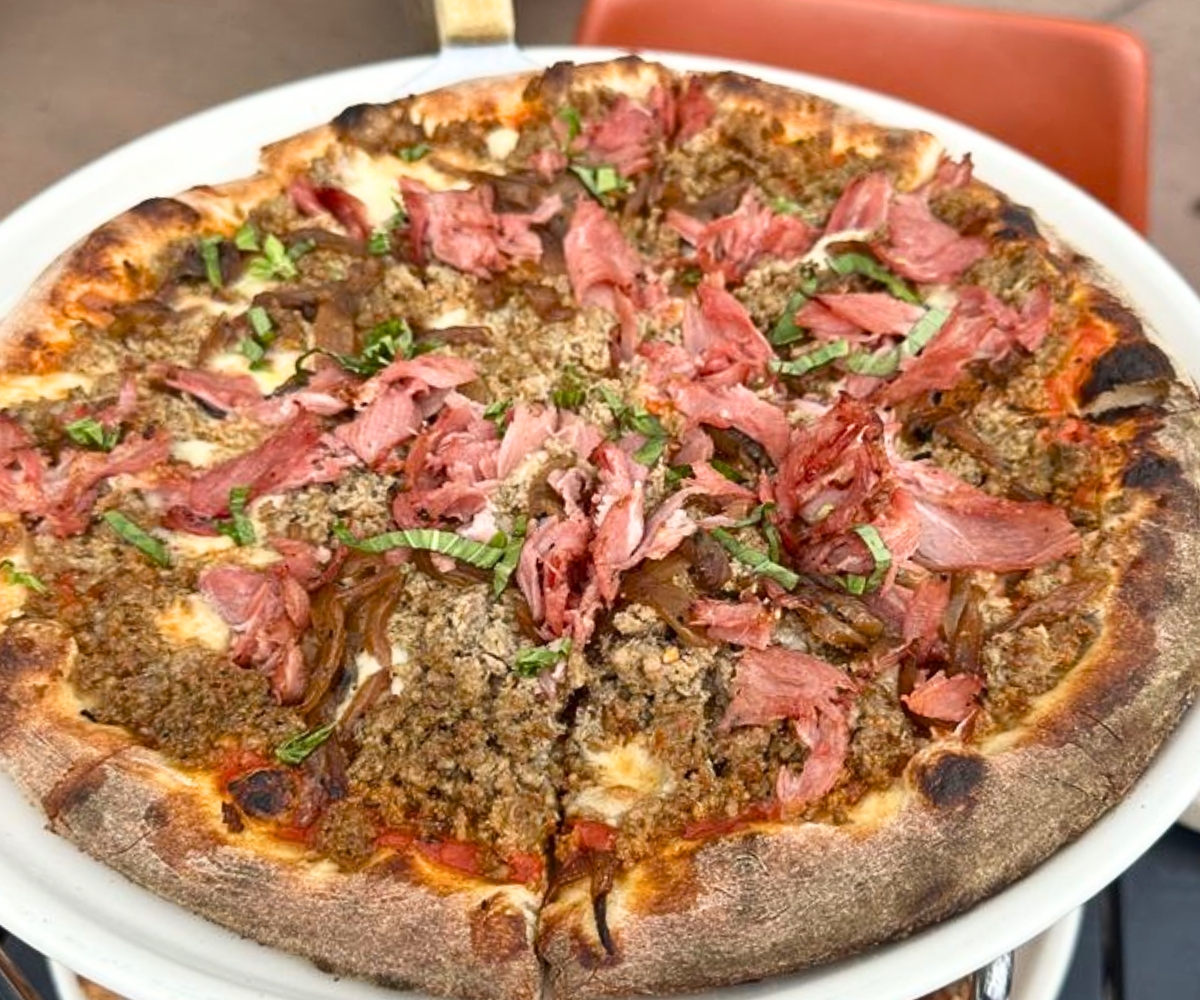 Sweet Carmela Pizza at Hearth Artisan Pizza in Anchorage, AK