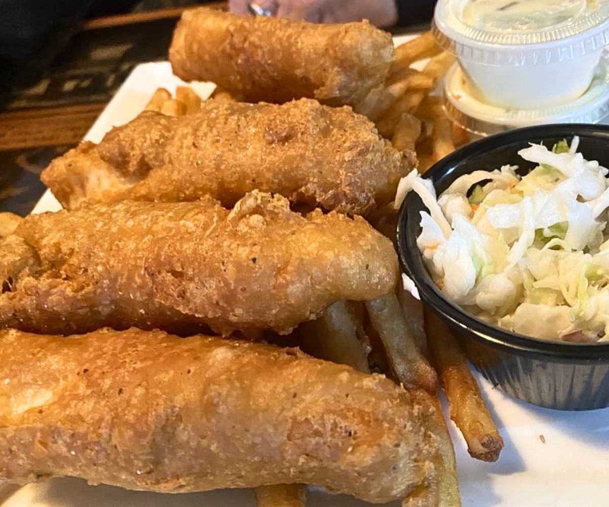 Fish and chips at Three Rivers Brewery and Eatery in Farmington, NM