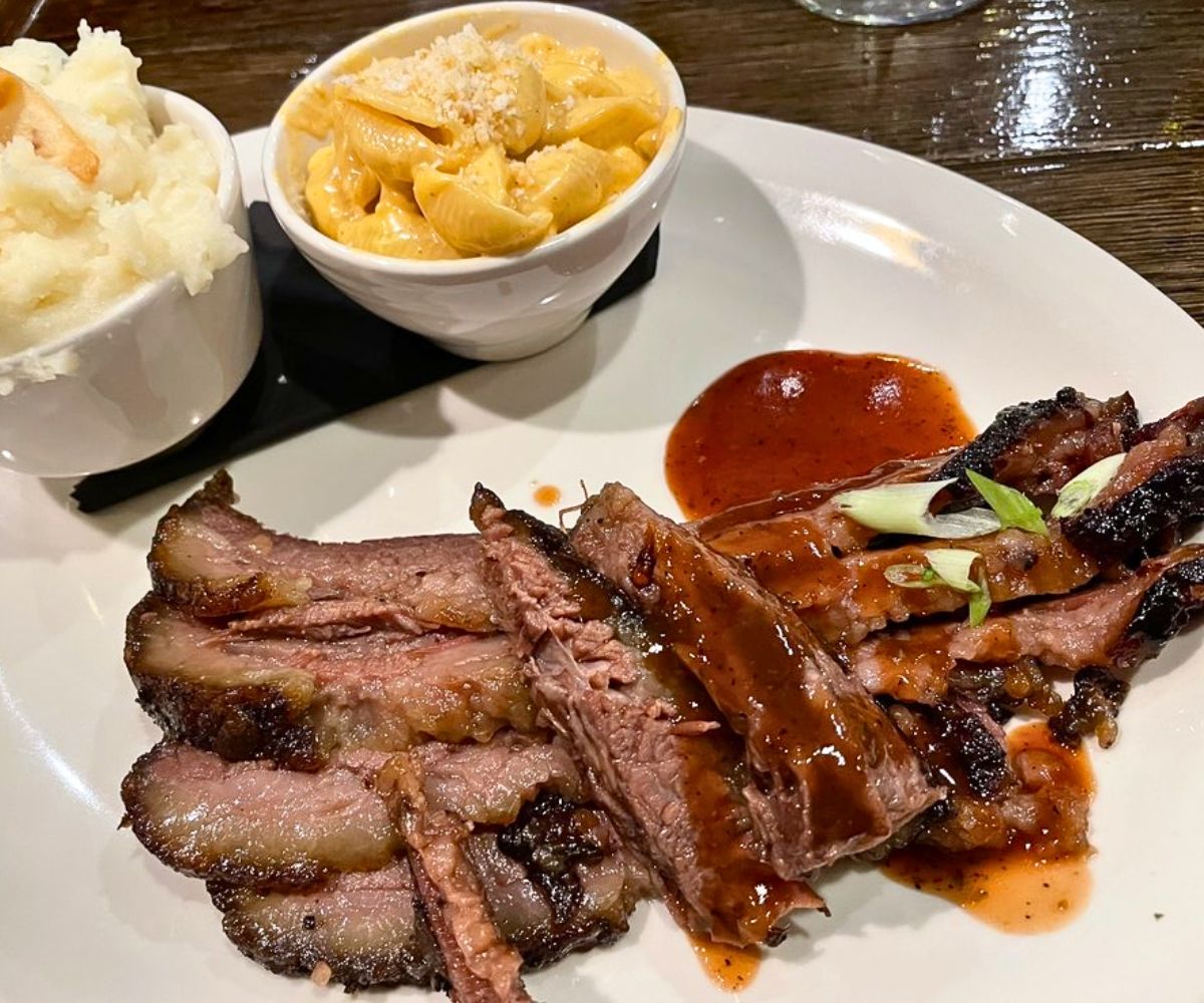 Brisket at Taino Smokehouse Prime in Meriden, Connecticut