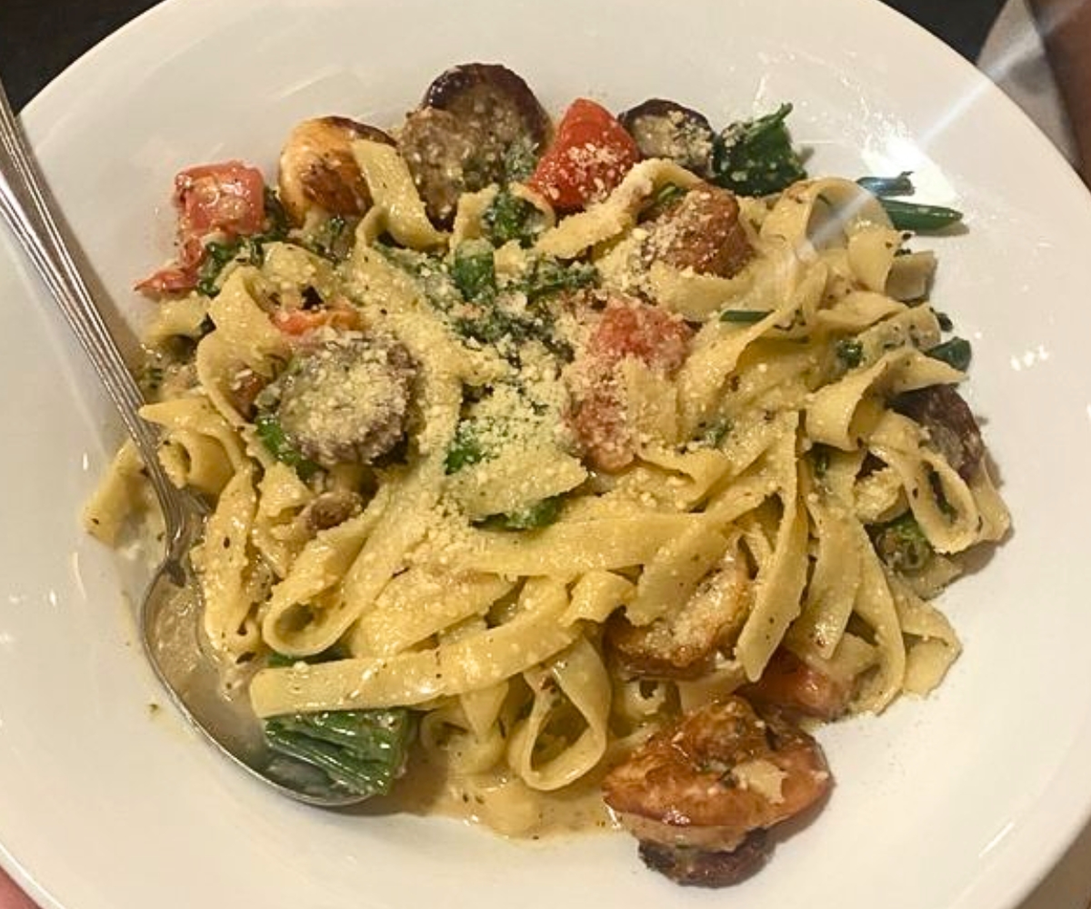 Saus & Shrimp Fett at Centro in Des Moines, Iowa