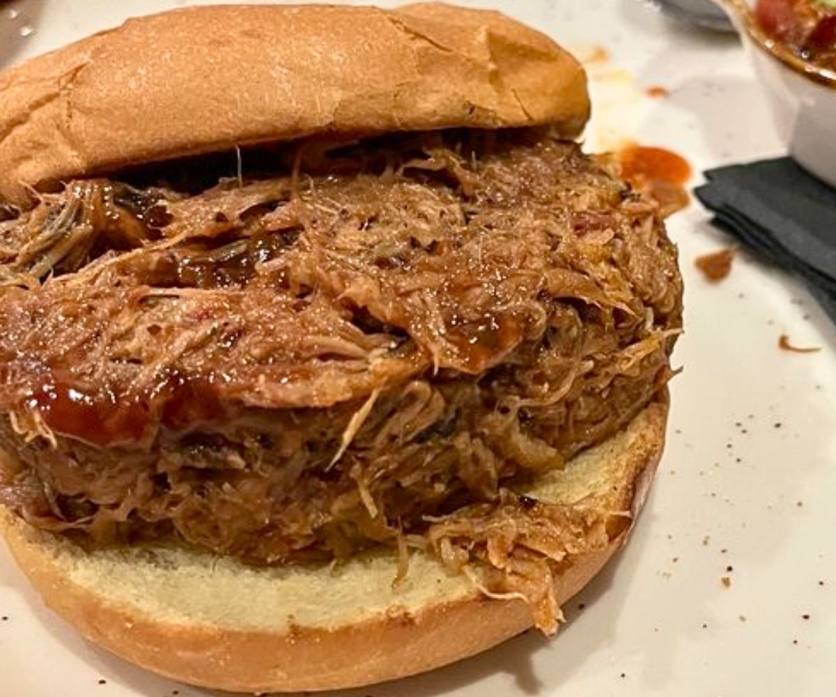 pulled pork at Taino Smokehouse Prime in Meriden, Connecticut