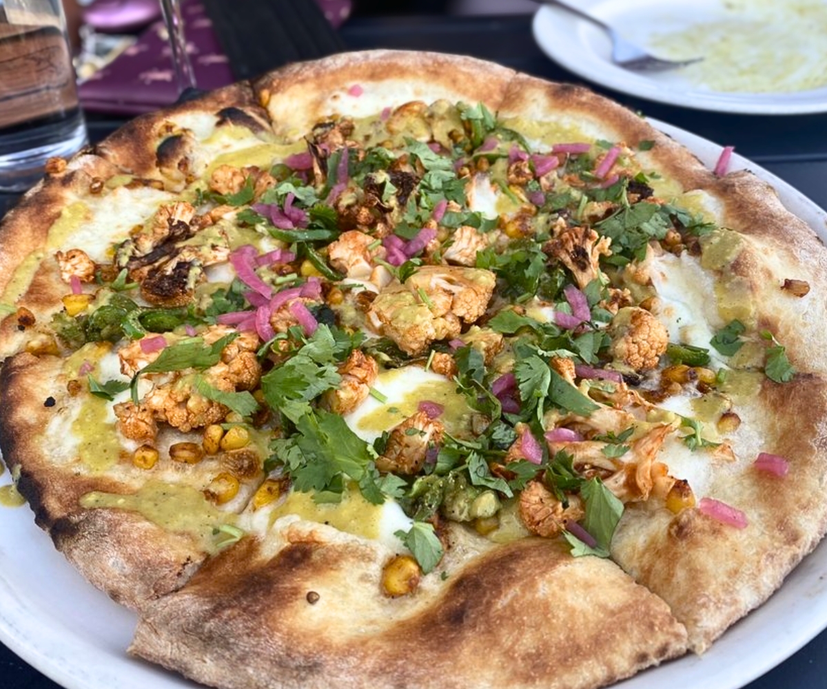 Voodoo Child Pizza at Hearth Artisan Pizza in Anchorage, Alaska