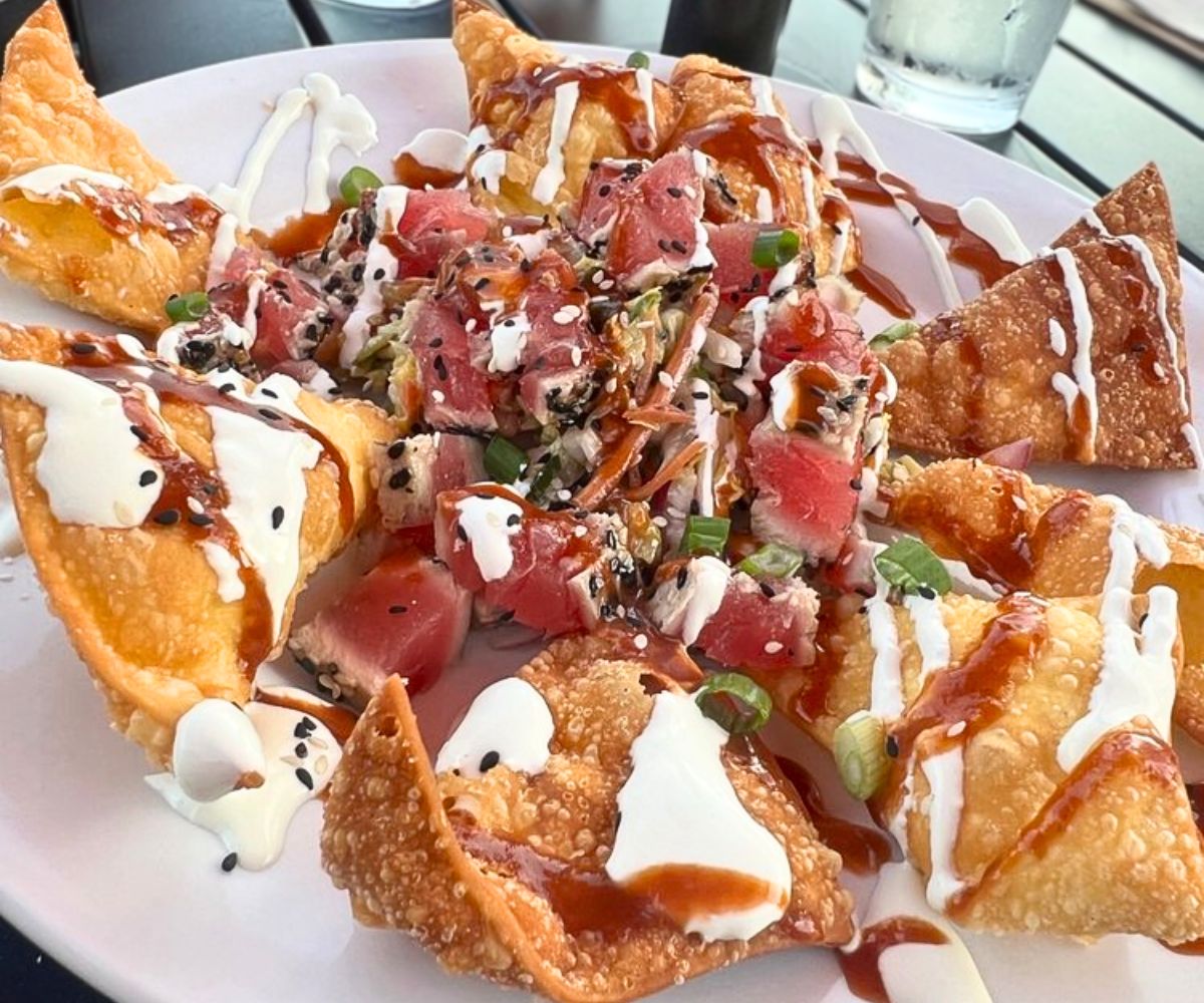 Tuna Nachos at Cork & Cleaver in Montgomery, Alabama