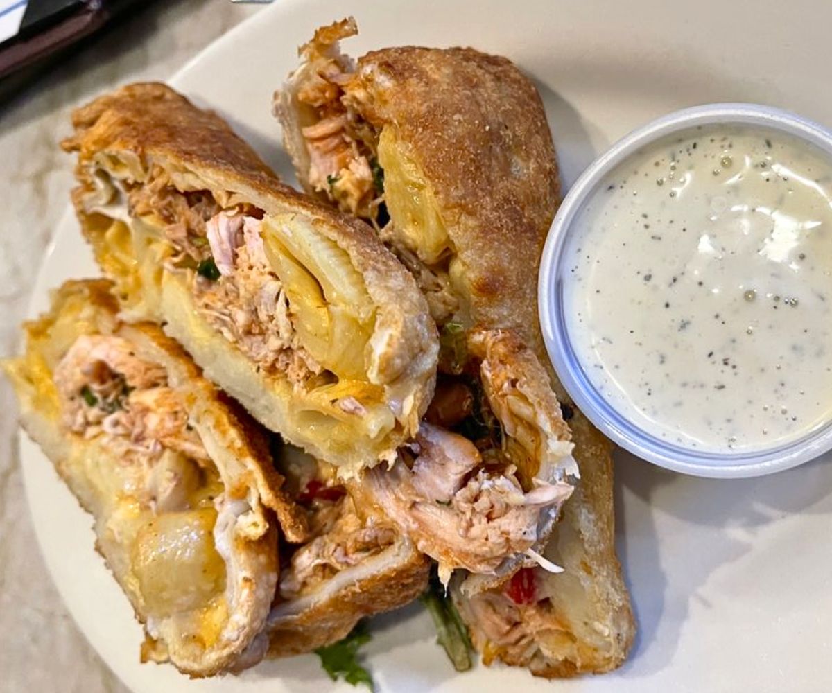 Barbecue Eggrolls at Taino Smokehouse Prime in Meriden, CT