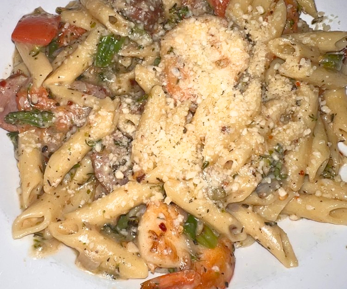 pasta at Centro in Des Moines, Iowa