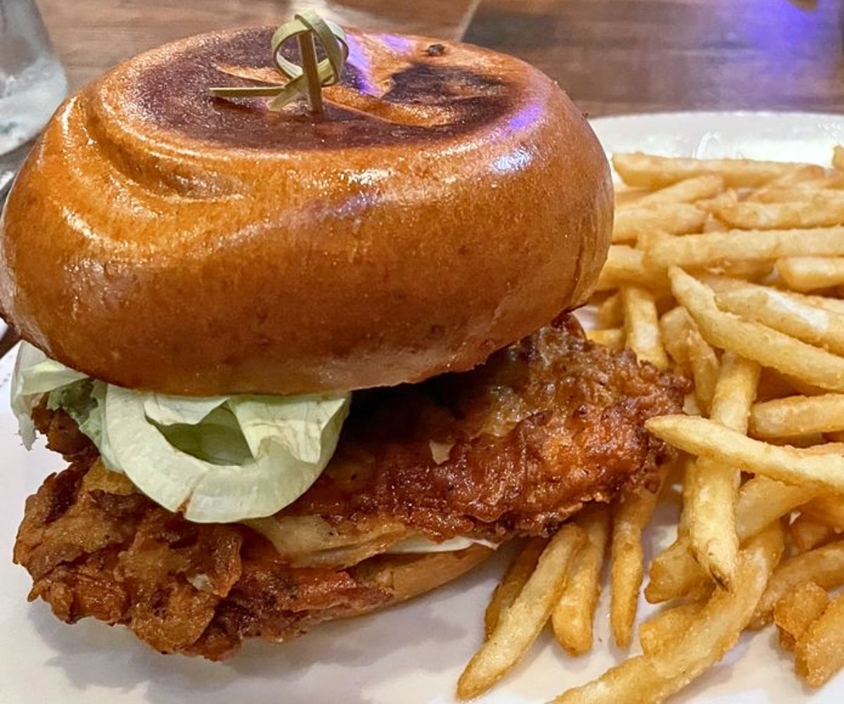 Big Bird Fried Chicken Sandwich at Freebird Kitchen and Bar in White Plains, NY