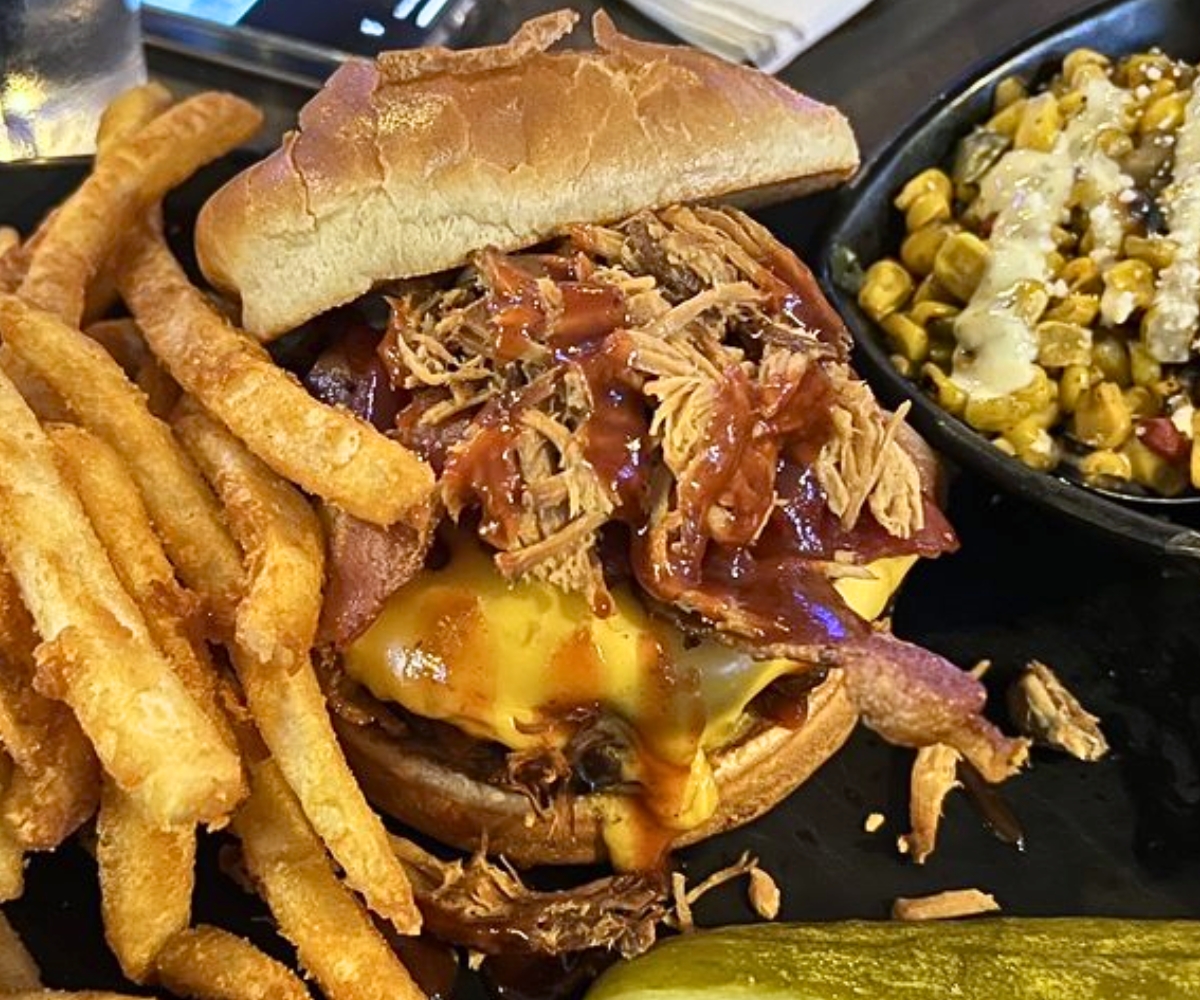 The Backroad Burger at Backroads Burger & Bar in Plainfield, Illinois