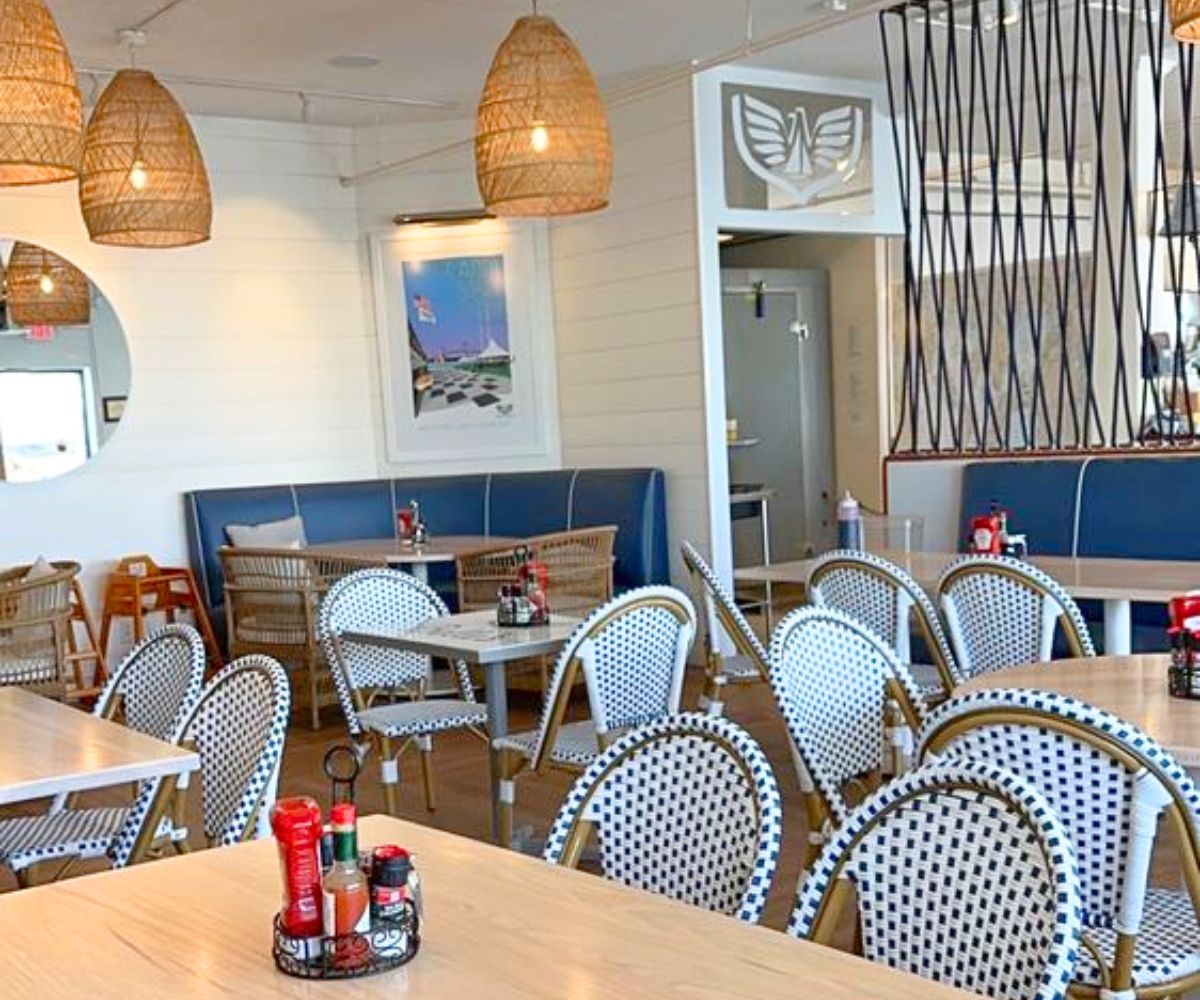 interior of Belle's in Newport, Rhode Island