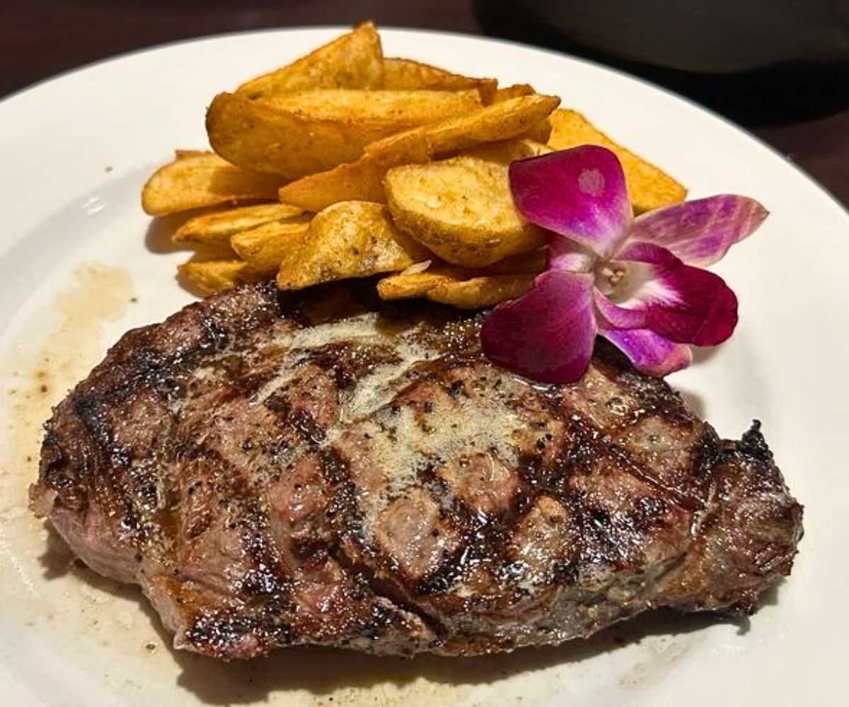 ribeye at Grill 584 in Burlington, SC
