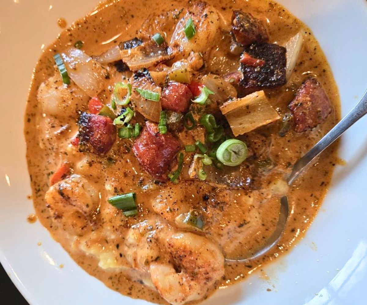 Shrimp and Grits at Cork & Cleaver in Montgomery, Alabama