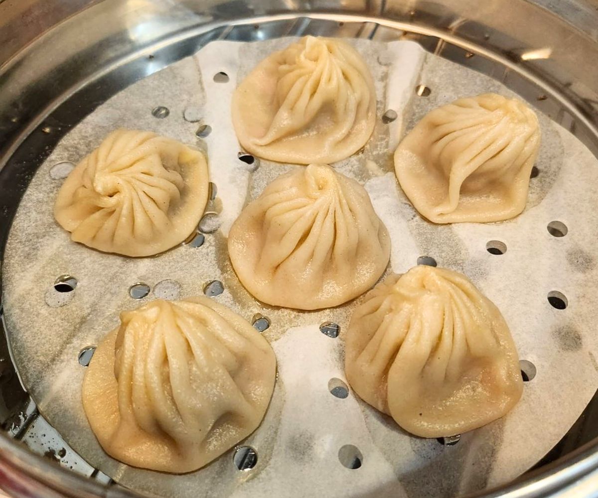 xiao long bao at KungFu Bros Dumplings & Noodles in Westland, Michigan