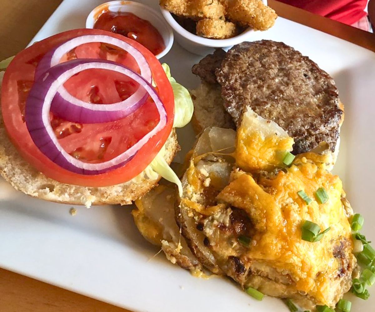 Grey Fox Burger at Grey Fox Grille in Dover, Delaware