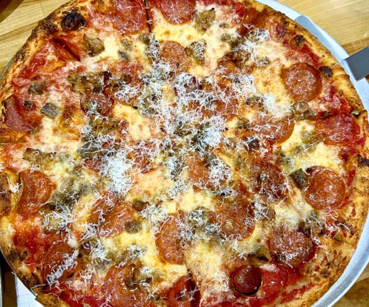 Brooklyn Bridge Pizza at West Grove Pizza in Garden Grove, CA