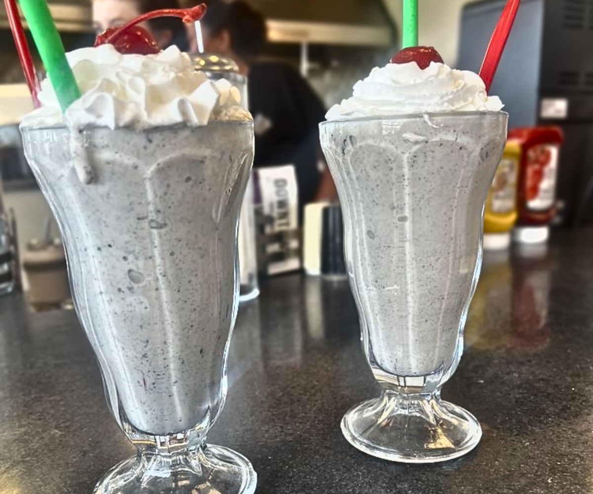 oreo milkshakes at Broadway Burger Station in Rock Springs, Wyoming