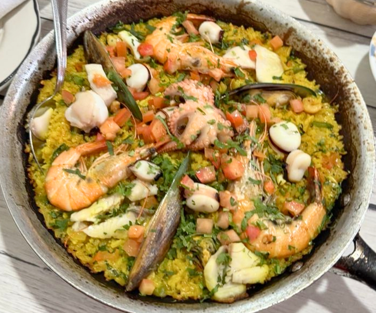 Seafood Paella at Jarocho in Kansas City, Kansas