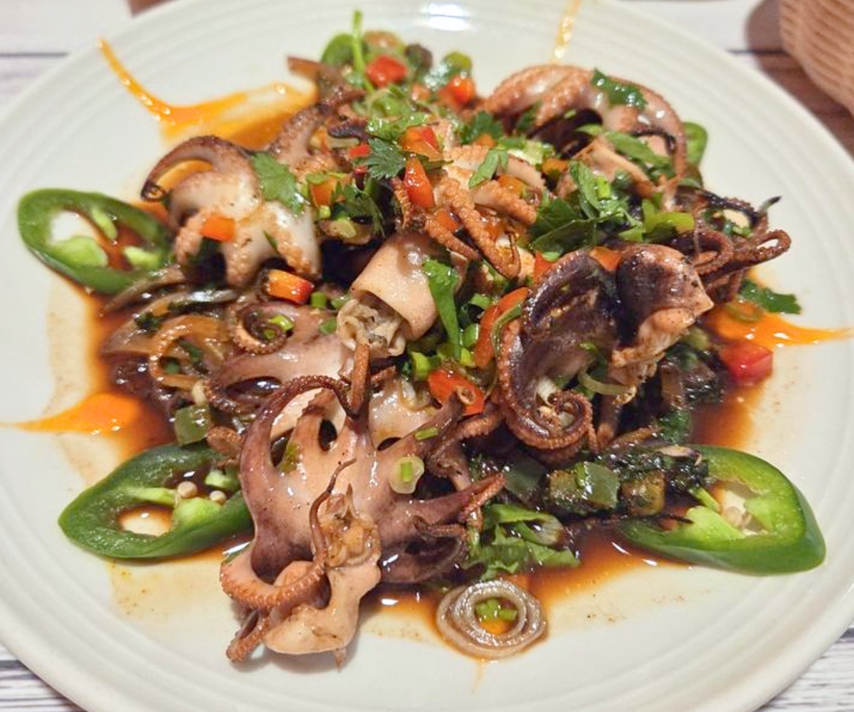 Grilled Baby Octopus at Jarocho in Kansas City, Kansas
