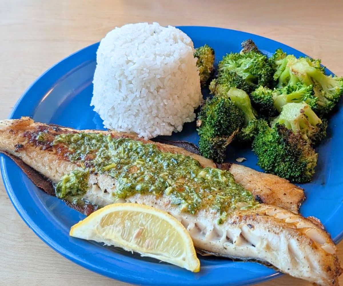 Walleye Chermoula at The Custer Wolf in Custer, South Dakota